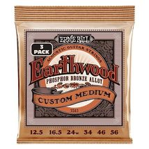 Ernie Ball Earthwood Medium Light Phosphor Bronze Acoustic Guitar String... - $5.93