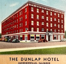 The Dunlap Hotel Illinois Postcard Historic Landmarks c1930-40s PCBG1B - $9.00