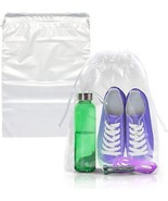 Clear Drawstring Bag, 18 x 24 Inches. 500 Pack Clear Plastic Drawstring ... - £185.72 GBP
