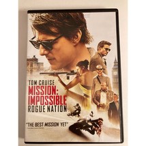 Mission Impossible Rogue Nation DVD 2015 Tom Cruise Rated PG 13 - £4.74 GBP