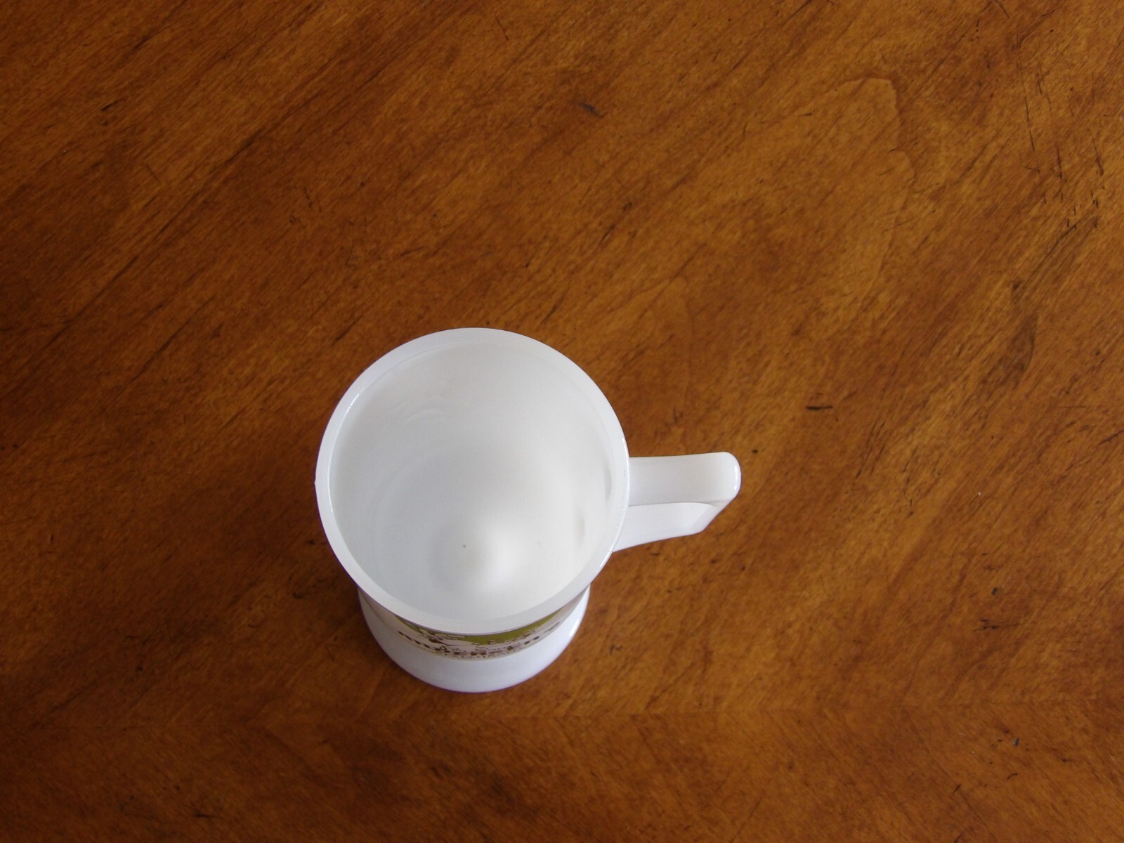 Vtg Milk Glass Pedestal Mug Andersen's Restaurant Pea Soup Advertising CA 5.5" Item image 7