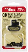 Uncle Mike's QD Quick Detachable Super Swivel 1391-2 for 1" Slings Black - $49.66