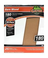 Gator 9&quot; x 11&quot; Bare Wood Sanding Sheets, 180 Grit, 25 Pack - $32.89 CAD