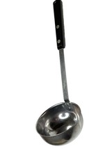 EKCO Forge Stainless Steel Black Handle 11” Long 3” Diameter Ladle USA Vtg - $11.29