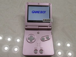 Refurbished Nintendo Gameboy Game Boy SP  Pearl Pink Upgraded IPS V5 LCD - £134.27 GBP