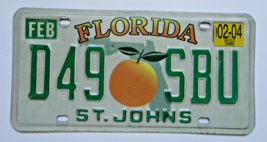 Original Vintage Florida Orange License Plate Tag *Pick Any One* - £8.87 GBP