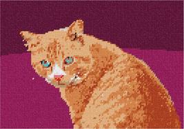 Pepita Needlepoint kit: Pussy Cat, 10&quot; x 7&quot; - £39.82 GBP+