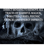 HAUNTED ELIMINATE ALL HARMFUL MAGICK CURSE ATTACKS DIRECT BINDING WORK M... - $47.33