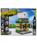 Block Tech City Streets Downtown Buildings Brew Brothers Cafe Coffee Sho... - £19.95 GBP