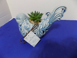 NEW GC Home Decor Potpourri Holder BIRD Faux Plant Figurine Ornate Style... - $16.69