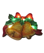 Brite Star Silhouette Antique Bells Christmas Light Battery Operated Wall Window - $18.80
