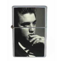 Elvis Presley Windproof Refillable Oil Lighter with Gift Box Art D 28 - £10.93 GBP