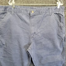 CARHARTT Men&#39;s Size 42&quot; x 30&quot; Blue Relaxed Denim Jeans Pants - £14.40 GBP