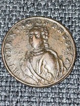 By The King Of Prussia 1757 The Mighty Queen Humbled Rare Token ￼ - £56.05 GBP