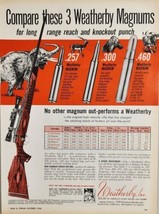 1960 Print Ad Weatherby Magnum Big Game Bolt Action Rifles South Gate,CA - $20.68