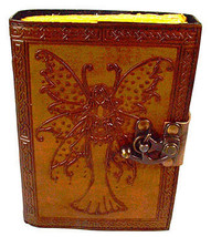Fairy's Leather Journal with Latch, Aged Size: 6x8 - $1,564.89 MXN