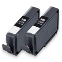 2x Compatible Canon PRO-300 Matte Black Ink Cartridge For 4192C002 PFI-300 MBk - £32.51 GBP