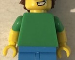 Guy In Green Shirt Lego Mini figure  Action Figure Toy L1 - £6.22 GBP