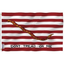 Anley Fly Breeze 3x5 Foot First Navy Jack Flag Dont Tread On Me Flags Polyester - £5.52 GBP