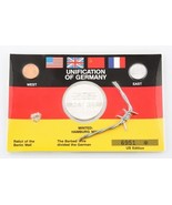 1989 Unificazione Di Germania .999 Argento Rotondo Set Stati Uniti Edizi... - $171.10 CAD