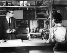 The Ipcress File 1965 Michael Caine cooks in kitchen Sue Lloyd seated 24x30 post - £23.53 GBP