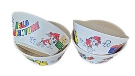 Zak Designs Four (4) Melamine ~ PAW PATROL MARSHALL ~ 6&quot; Dia. Cone Shape... - $30.00