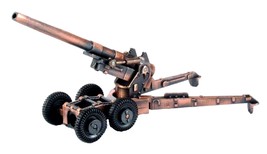 Army Long Cannon Die Cast Metal Collectible Pencil Sharpener - £6.34 GBP