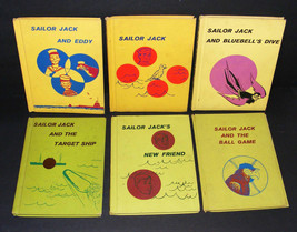 SAILOR JACK Lot of 6 HC Wassermann Books © 1960 1961 1962 Library Books - £27.36 GBP