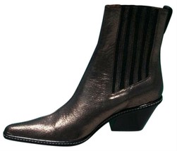 Donald Pliner Western Couture Metallic Pig Leather Boot Shoe New Goring $625 NIB - £198.11 GBP
