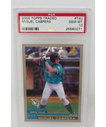 Authenticity Guarantee 
2000 Topps Traded #T40 Miguel Cabrera Rookie RC ... - £707.95 GBP
