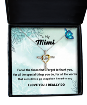 To my Mimi,  Cross Dancing Necklace. Model 64024  - $59.95