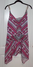 Becca By Rebecca Virtue Pink Hearts Pattern Dress Size Women&#39;s Medium - £23.80 GBP