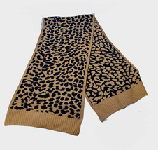 J. Crew OS Leopard Print Wool and Alpaca Blend Scarf  - $35.99