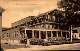 1950&#39;s The Colonial Hotel Claremont New Hampshire NH Postcard bk63 - £3.95 GBP