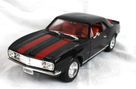 1967 Chevy Camaro Z-28 Black &amp; Red Road Legends Diecast Metal 1:18 Scale -CLEAN - £32.64 GBP
