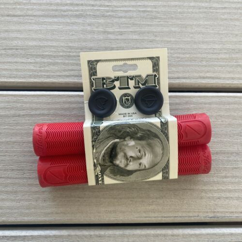 S&amp;M Hoder Grips (Red) BMX Bicycle Grips Mike Hoder&#39;s Signature BMX Grips... - $12.95
