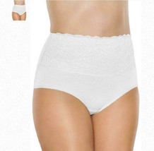 Women&#39;s intimate sleepwear 3-Pk Lace-Band Briefs Cotton Lace panties plus size16 - £19.77 GBP