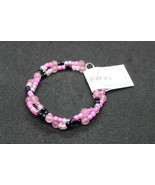 Pink Braided Bracelet - $7.72 CAD