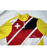 Forice Switzerland Bodensee Rundfahrt 1/4 Zip Cycling Shirt M/98 jersey - $33.93 CAD
