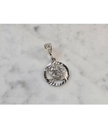 Womens Vintage Estate Sterling Silver Zodiac Aries Pendant 1.6g E7691 - $48.31 CAD