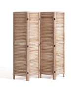 VEVOR Wood Room Divider, 4 Panel Wood Folding Privacy Screen, 66.9 Inche... - €116,64 EUR