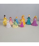 Disney Princess Figure Lot Of 9 Aurora Ariel Tiana Rapunzel Cinderella - £13.39 GBP