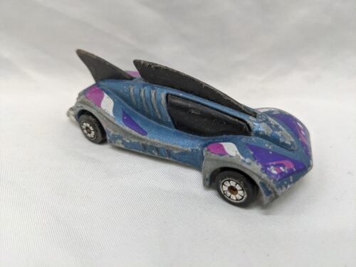 Vintage 1980 Kenner Fast 111s Shark Fin Toy Car 3&quot; - $7.42