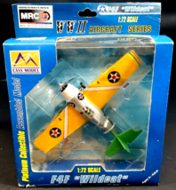 New Mrc Easy Model F4F Wildcat American Wwii Airplane 1:72 Scale Yellow - £17.89 GBP