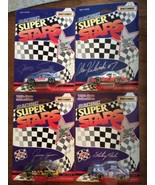 LOT OF 4 VINTAGE 1992 MATCHBOX RACING SUPER STARS -White Rose New in Pac... - £15.00 GBP