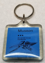 World at Your Fingertips Keychain The Museum The Hague Plastic Vintage - $12.30
