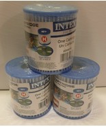 Intex 29007E Type H Filter Cartridge for Swimming Pools Lot Of 3 New Sealed - $20.55 CAD
