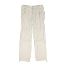 Polo Jeans Co Women&#39;s 8 Beige Wide Leg Utility Pants Ralph Lauren Vtg 90s Y2K - £24.67 GBP