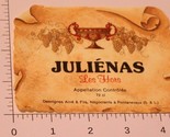 Vintage Julienas Les Hors label - £3.94 GBP