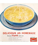 1958 Campbell&#39;s Chicken With Rice Soup Advertisement Canned Food Classic... - $564.13 MXN
